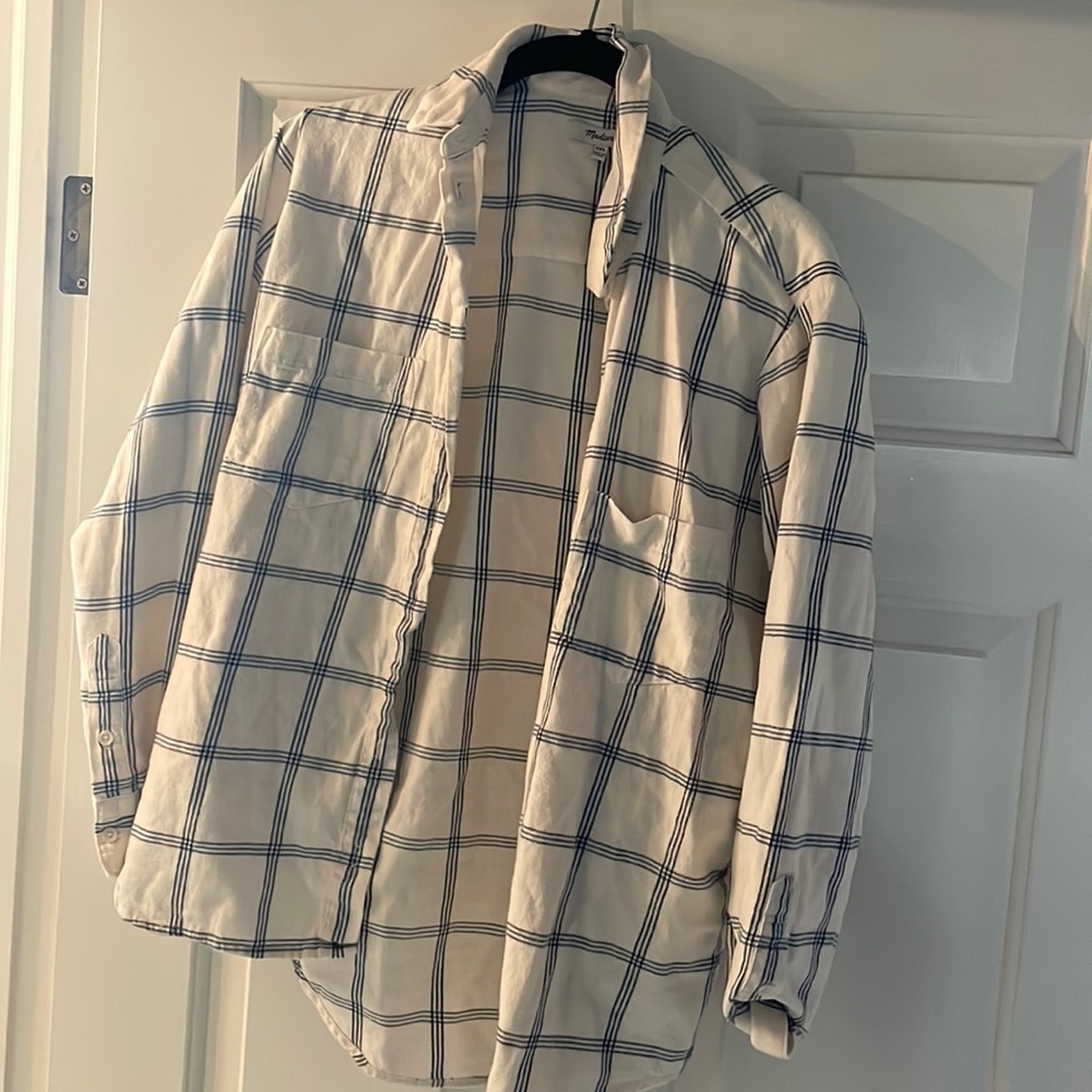 Madewell Flannel Top